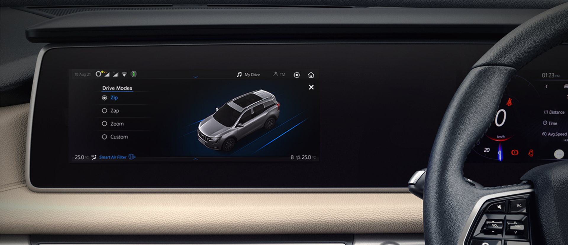 XUV700 Drive Modes Feature  